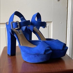 Steve Madden peep toe platform heels
